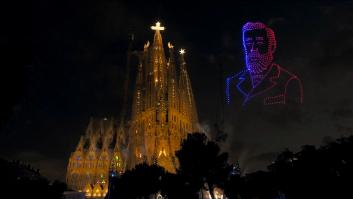 El Papa bendice el deslumbrante sueño de Gaudí en la Sagrada Familia: la torre de Jesús
