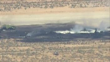 Mueren los ocho tripulantes a bordo de un bombardero B-52 estadounidense tras estrellarse en California