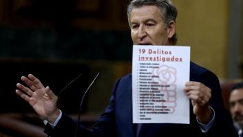Feijóo señala a Sánchez como el "nexo político corruptor": "La corrupción es usted"