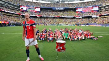 Haaland, el Rey Vikingo, se carga a Brasil: un doblete inolvidable para mantener vivo el sueño noruego