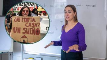Paula, profesora interina en Murcia: "Con sueldos mileuristas y alquileres de 800 euros por un zulo, estamos quemados y los alumnos no tienen la mejor educación"