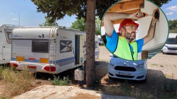 Un oficial de la construcción, desalojado con su caravana en Málaga pese a cobrar 2.000 euros al mes: "Para entrar en una vivienda necesitas 4.000 o 6.000 euros entre la fianza, el mes corriente y la comisión"