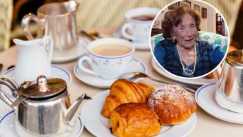 Renata, 101 años: "No sé cocinar. Desayuno a las 9 de la mañana un té y un cruasán caliente. Para comer, pasta con judías o en salsa, y siempre ceno fuera"