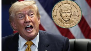 Ya es oficial: Trump cambia las normas y su rostro aparecerá en una moneda de oro de un dólar