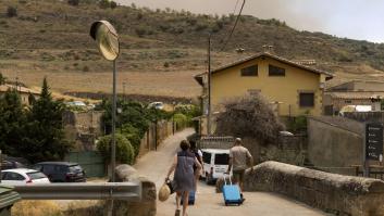 El incendio forestal de las Cinco Villas (Zaragoza) sigue descontrolado y devora ya 12.000 hectáreas