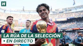 Vídeo en directo de la rúa de la selección española tras ganar el Mundial 2026