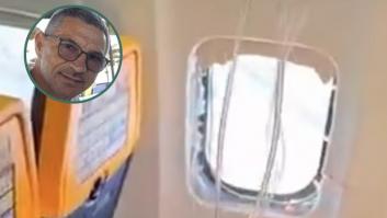 El pasajero succionado por la ventanilla del Ryanair rompe su silencio: "Me despertó un estallido enorme, como una bomba. La sangre me goteaba de la cara y las manos"