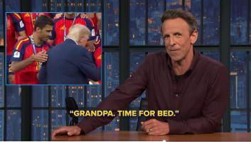 El prestigioso humorista Seth Meyers arrasa con lo que dice del momento de Trump y los jugadores españoles