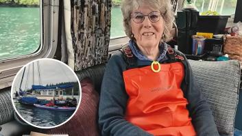 Nikki, la mujer de 77 años que lleva 44 viviendo sola en un velero en Alaska: "Soy la capitana, la mecánica, la electricista; soy el todo"