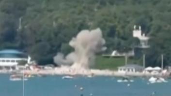 Rusia afirma que un ataque con drones de Ucrania en una concurrida playa deja siete muertos y 40 heridos