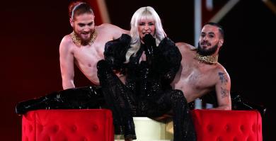 La actuación de Nebulossa en Eurovisión.