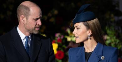 El príncipe Guillermo y Kate Middleton en la bienvenida al presidente de Alemania por su visita de Estado a Reino Unido