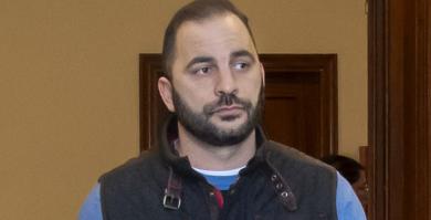 Antonio Tejado saliendo de los juzgados de Sevilla