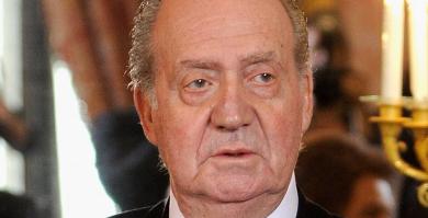 El rey Juan Carlos en una recepción en el Palacio Real en 2011