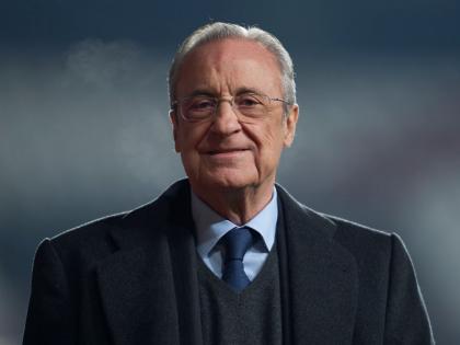 Florentino Pérez, sonriente