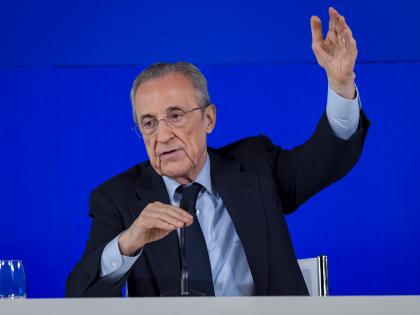 El presidente del Real Madrid, Florentino Pérez