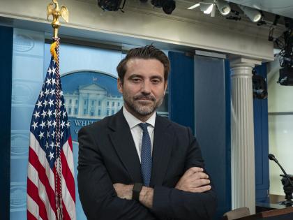 Javier Negre en la Casa Blanca en Washington, el 19 de mayo de 2026.