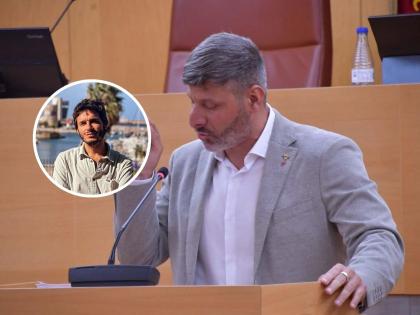 Mohamed Mustafa, secretario general de Ceuta Ya, y Julio Basurco