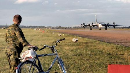 La base aérea militar rusa de bombarderos estratégicos Engels-2, en una imagen de archivo