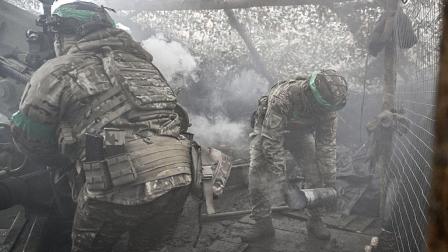 Soldados ucranianos en uno de los frentes de Pokrovsk