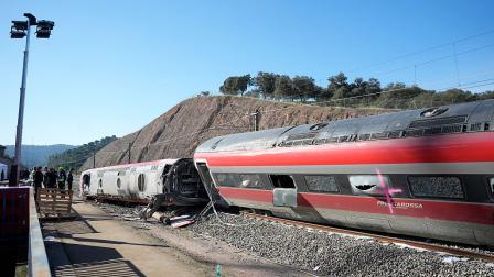 Tren de Iryo descarrillado y accidentado en Adamuz