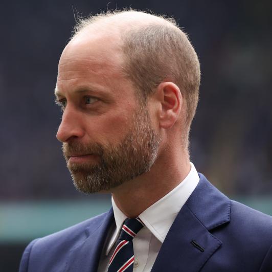 El príncipe Guillermo, duque de Cornualles, en un partido de fútbol en Londres