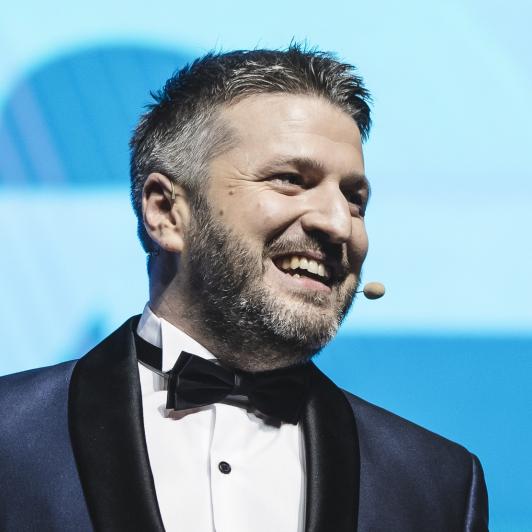 Aimar Bretos en los Premios Ondas