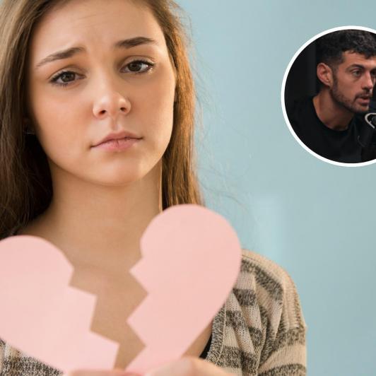José Abellán y una chica con un corazón roto