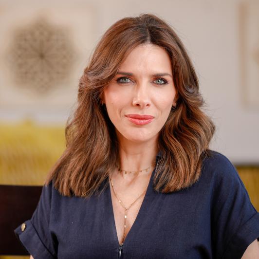 La presentadora Verónica Sanz