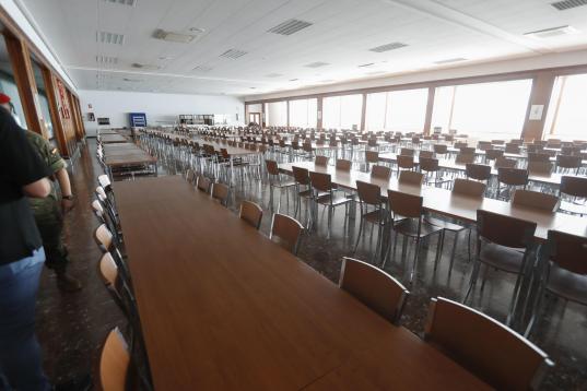 Comedor de cadetes en la Academia Militar General de Zaragoza
