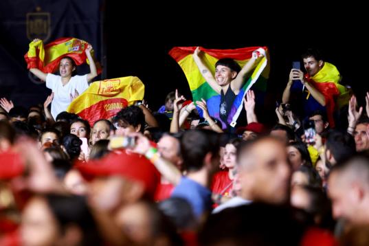 La fiesta de la selección femenina de fútbol por el Mundial