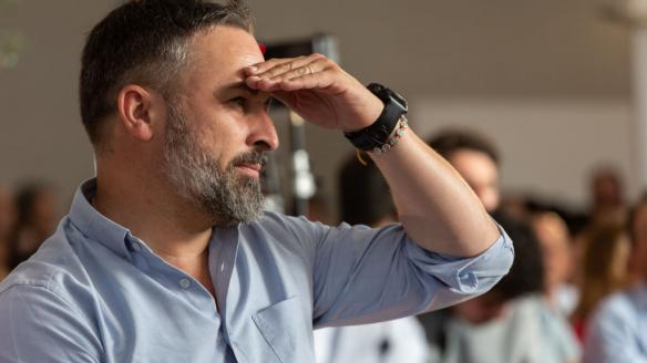 El líder de Vox, Santiago Abascal, en una imagen de archivo.