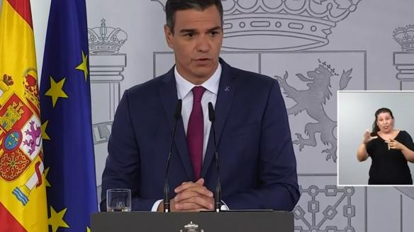 Pedro Sánchez, este martes.