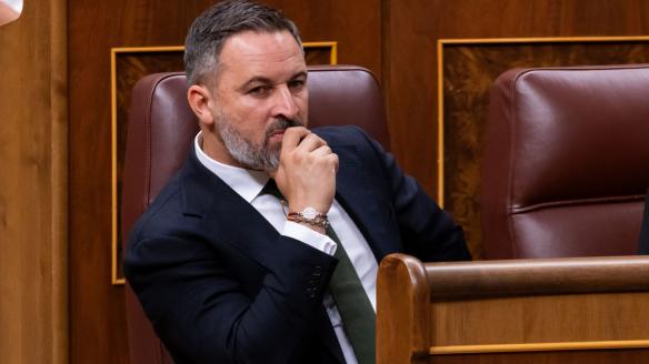 El líder de Vox, Santiago Abascal