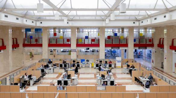 Una oficina de la AEAT.