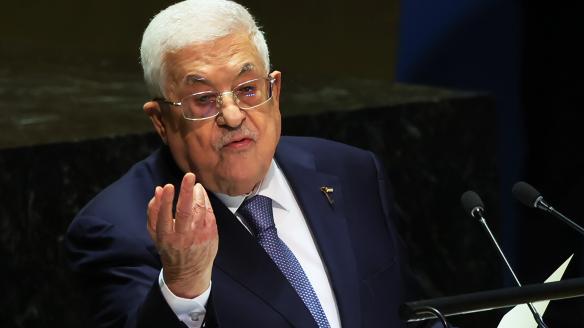 El presidente de Palestina, Mahmud Abás.
