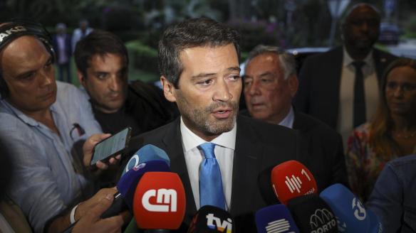 El líder de la formación ultra lusa Chega, Andre Ventura.