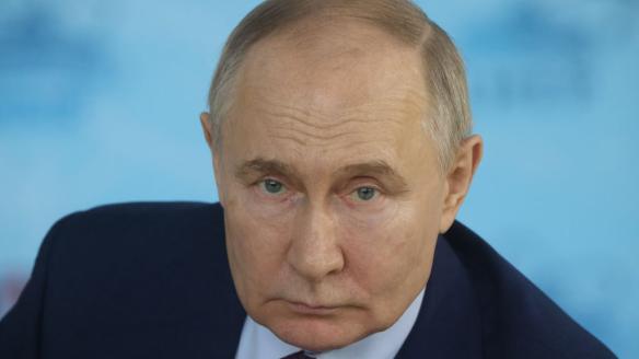 El presidente ruso, Vladimir Putin, en un encuentro con científicos celebrado en Rusia.