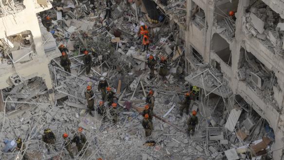 Ataque de Irán en Bat Yam, Israel.