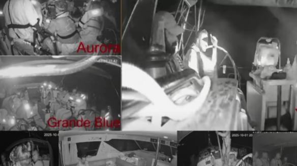 Imágenes de los barcos de la Global Sumud Flotilla, en directo este miércoles