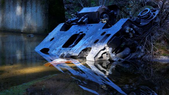 Eje hallado en las inmediaciones del accidente ferroviario de Adamuz (Córdoba) y que saltó a titulares tras ser publicado por 'The New York Times'.