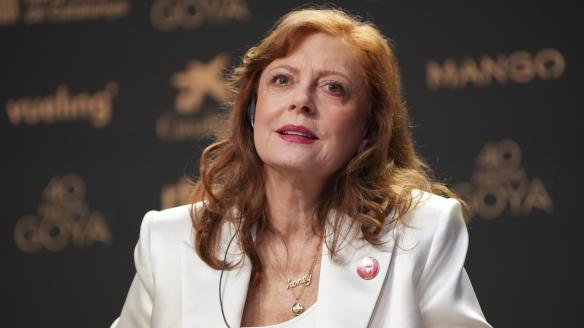 Susan Sarandon en el encuentro previo a los Goya 2026 en Barcelona