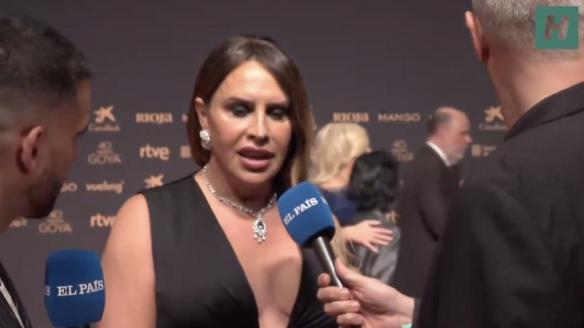 Karla Sofía Gascón, en los premios Goya 2026.