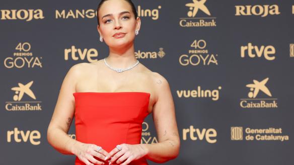 Laura Escanes en el photocall de los Premios Goya 2026.