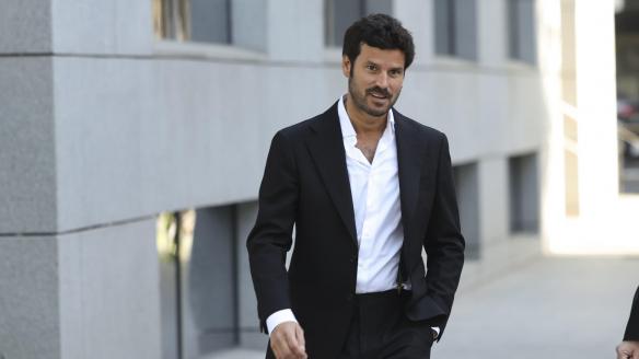 Willy Bárcenas, a su llegada a la Audiencia Nacional para testificar en el marco del juicio por la operación Kitchen