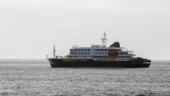El crucero MV Hondius, en pleno recorrido