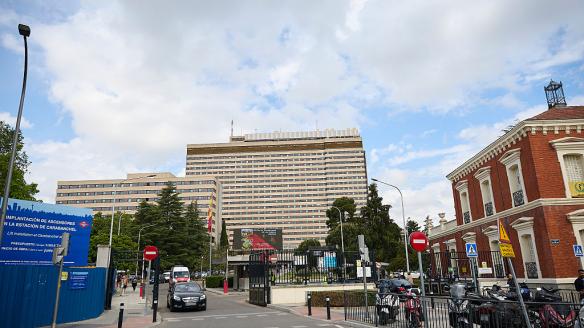 Fachada del Hospital Gómez Ulla, el 7 de mayo de 2026.