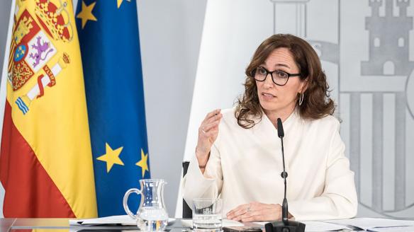 La ministra de Sanidad, Mónica García