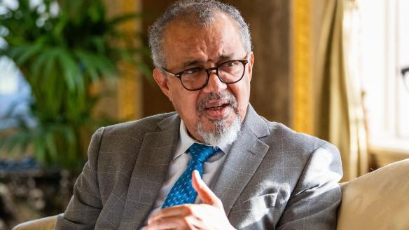El director general de la OMS, Tedros Adhanom.