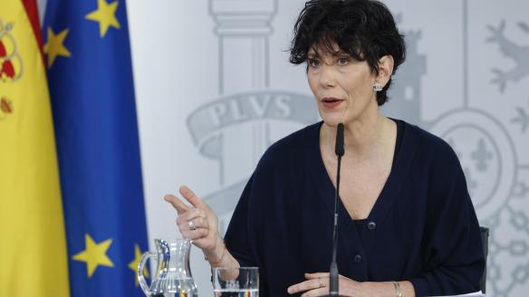 La portavoz del Gobierno, Elma Saiz.